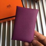 HERM Calvi Card Holder In Purple - Image 6