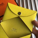 HERM Calvi Card Holder In Yellow - Image 2