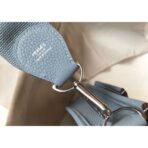 HERM Evelyne III 29 PM Bag In Blue Lin - Image 6