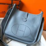 HERM Evelyne III 29 PM Bag In Blue Lin