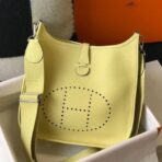 HERM Evelyne III 29 PM Bag In Jaune Poussin