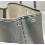 HERM Garden Party 30 Bag In Gris Meyer Taurillon - Image 8