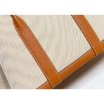 HERM Garden Party 30cm Bag in Toile and Gold - Image 4