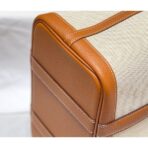 HERM Garden Party 30cm Bag in Toile and Gold - Image 5