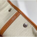 HERM Garden Party 30cm Bag in Toile and Gold - Image 7