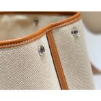 HERM Garden Party 30cm Bag in Toile and Gold - Image 8