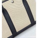 HERM Garden Party 30cm Bag in Toile and Black - Image 4
