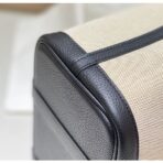 HERM Garden Party 30cm Bag in Toile and Black - Image 5