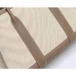 HERM Garden Party 30cm Bag in Toile and Taupe - Image 4