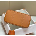 HERM Garden Party 36cm Bag in Toile and Gold - Image 4