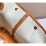 HERM Garden Party 36cm Bag in Toile and Gold - Image 6