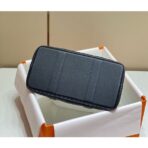 HERM Garden Party 36cm Bag in Toile and Black - Image 4