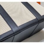 HERM Garden Party 36cm Bag in Toile and Black - Image 5