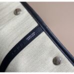 HERM Garden Party 36cm Bag in Toile and Black - Image 6