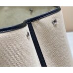 HERM Garden Party 36cm Bag in Toile and Black - Image 8