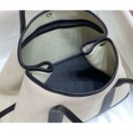 HERM Garden Party 36cm Bag in Toile and Black - Image 9