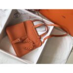 HERM Halzan 31cm Bag In Orange - Image 5