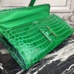 HERM Jige Elan 29 Clutch In Bambou Embossed crocodile - Image 6