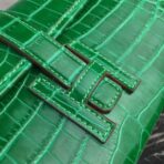 HERM Jige Elan 29 Clutch In Bambou Embossed crocodile - Image 8