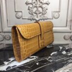 HERM Jige Elan 29 Clutch In Camarel Embossed crocodile - Image 2