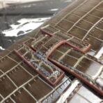 HERM Jige Elan 29 Clutch In Chocolate Embossed crocodile - Image 4