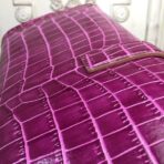HERM Jige Elan 29 Clutch In Fuchsia Embossed crocodile - Image 5