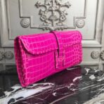 HERM Jige Elan 29 Clutch In Rose Red Embossed crocodile - Image 2