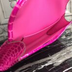 HERM Jige Elan 29 Clutch In Rose Red Embossed crocodile - Image 8