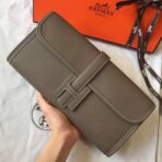 HERM Jige Elan 29 Clutch In Taupe Grey