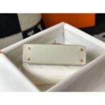 HERM Kelly Mini II Bag In Beton Embossed Crocodile - Image 7