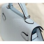 HERM Kelly Mini II Bag In Blue Brume   PHW - Image 7