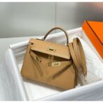 HERM Kelly Mini II Bag In Chai   GHW - Image 3