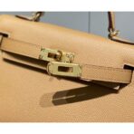 HERM Kelly Mini II Bag In Chai   GHW - Image 5