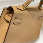 HERM Kelly Mini II Bag In Chai   GHW - Image 6