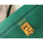 HERM Kelly Mini II Bag In Vert Vertigo   GHW - Image 4