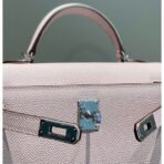HERM Kelly Mini II Bag In Mauve Pale   PHW - Image 6