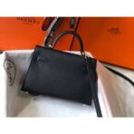 HERM Kelly Mini II Bag In Black   GHW - Image 2