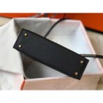 HERM Kelly Mini II Bag In Black   GHW - Image 5