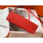 HERM Kelly Mini II Bag In Rouge Casaque   GHW - Image 7