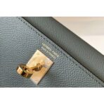 HERM Kelly Mini II Bag In Vert Amande   GHW - Image 4
