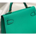 HERM Kelly Mini II Bag In Vert Jade   GHW - Image 6
