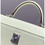 HERM Kelly Mini II Bag In Vert Fizz   PHW - Image 6