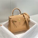 HERM Kelly 20cm Bag In Chai   GHW - Image 4