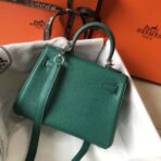 HERM Kelly 20cm Bag In Vert Vertigo   PHW - Image 2