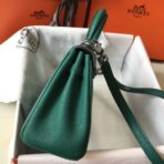 HERM Kelly 20cm Bag In Vert Vertigo   PHW - Image 3