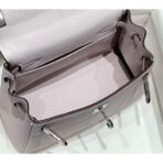 HERM Kelly 20cm Bag In Mauve Pale   PHW - Image 9