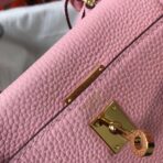 HERM Kelly 20cm Bag In Pink   GHW - Image 7