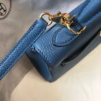 HERM Kelly 25cm Retourne Bag In Agate Blue - Image 7