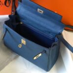 HERM Kelly 25cm Retourne Bag In Agate Blue - Image 8
