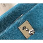 HERM Kelly 25cm Retourne Bag In Blue Jean - Image 6